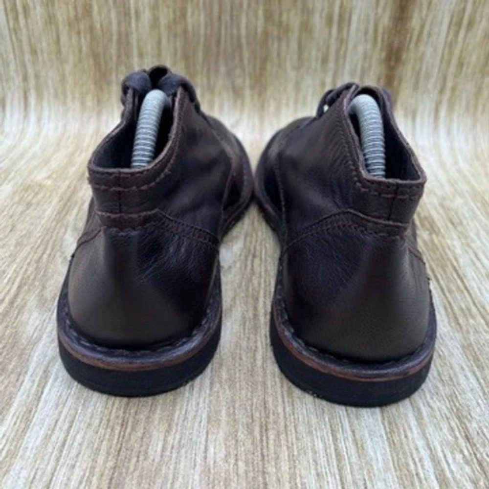 John Varvatos Chukka Boots Men's Size 7 M Leather‎ Brown Shoes Ankle Boots